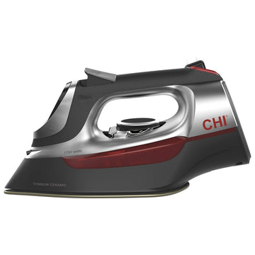 CHI Steam Iron for Clothes with Vertical Steam Burst, 8" Retractable Cord