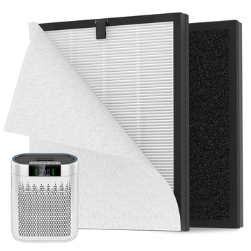 2 Pack 4-in-1 AP2000WF Air Filter Replacement Compatible with KNKA Air Puri-Fier 4-in-1 H13 True HEPA Filter Fit for KNKA AP2000WF Air Puri-Fier for Home Large Room Bedroom up to 1740 Ft²