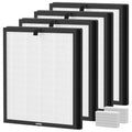 True HEPA Replacement Filter Compatible with SereneLife Air Purifier, AIRTOK AP2301 and Honeyuan ZY3866G Air Purifiers, 3-in-1 High-Efficiency Air Filter, 4 Pack