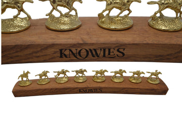 Personalized Laser Engraved Center Barrel Stave Stopper Cork Display Made To Fit Blanton's Bourbon Horse Stoppers- Wall Mountable