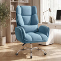 Daluvenix Big and Tall Office Chair, Flip Armrests with Side Pockets, Comfy Criss Cross Office Chair with Extra-wide Plush Seat, 150° Reclining