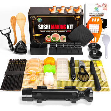 FUNGYAND Sushi Making Kit, 32-in-1 Complete Sushi Set