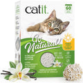 Catit Go Natural Ultra-Light Clumping Cat Litter, Bamboo Pellets, Dust-Free, Lightweight, Compostable, Vanilla Scent, Soft on Paws, Deodorizing, Eco-Friendly Litter 7.9lb