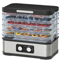Compact Food Dehydrator Machine for Jerky & Fruit, 250W Small Food Dryer, 5 Stackable BPA-Free Trays with Temperature Control for Beef and Deer Jerky, Mushroom, Herbs & Pet Treats, 72H Max