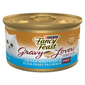 Purina Fancy Feast Gravy Lovers Ocean Whitefish and Tuna Feast Pate in Wet Cat Food Gravy - (Pack of 24) 3 oz. Cans
