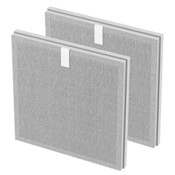 2 Pack 3-in-1 HEPA Replacement Filter Compatible with Pure Enrichment PureZone Air Purifier Part No. PEAIRPLG