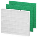 Fil-fresh 3-Pack Airmega AP-1512HH Pollen Filter Replacement Set for Coway Airmega AP-1512HH and Airmega 200M Air Purifiers, 2 Pollen Filters and 1 HEPA Filter, Light Green