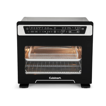 Cuisinart 15-in-1 Extra-Large Digital Air Fryer Oven with 9"x13" 2-in-1 Pan, Air Fry 4 Lbs of Wings, Cook a 13 Lb Turkey or 5+ Lb Chicken, Toast 9 Slices of Bread, and Bake a 13" Pizza, TOA-112
