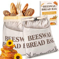 Natural Beeswax Bread Bags for Sourdough and Homemade Bread, Reusable Bread Storage Bags, XL Large Capacity, Freshness Keeping and Freezer Safe, 1 Pack | All Nature Beeswax