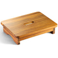 Fanatu Wooden Step Stool, 3.5'' One Step Stool for Adults, Wooden Bedside Step with 550 Lbs Load Capacity, Heavy Duty/portable/nonslip/durable