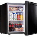 Feelfunn Mini Fridge with Freezer - 1.7 Cu.Ft Single Door Mini Refrigerator with Adjustable Thermostat, Energy Saving, Low Noise, Small Fridge for Bedroom, Office, Dorm, Apartment, Classroom - Black