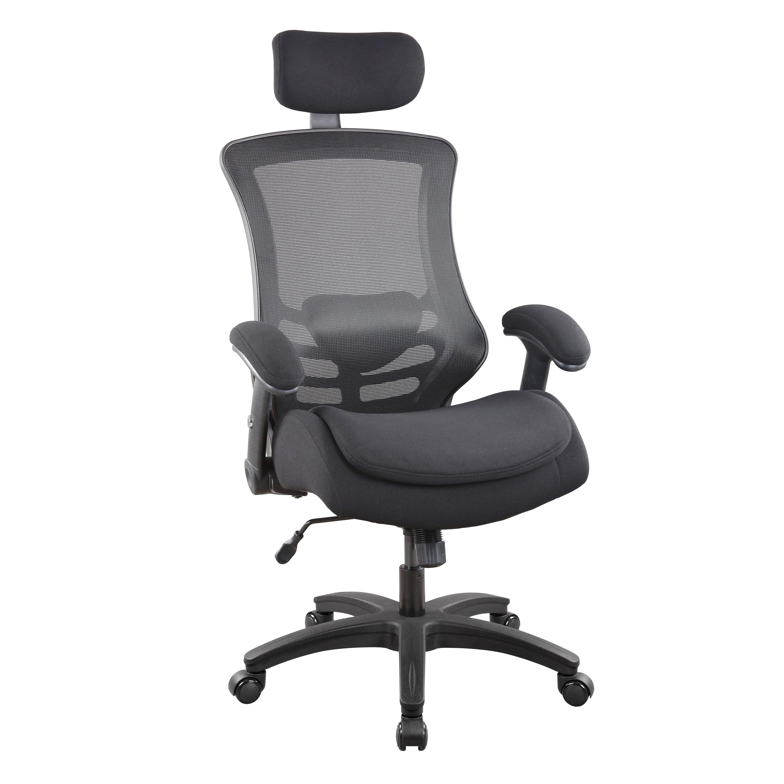 Boliss Ergonomic Office Desk Chair High Back Heavy Duty 400lbs, Tall, Black Frame Black Mesh