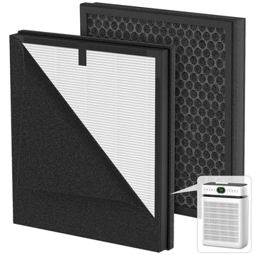 2 Pack A-2 Replacement Filter Compatible with AMEIFU A-2 Air Purifiers, Double-Sided HEPA Filter for Home Large Room Up to 3500 Sq Ft with Washable Filters