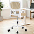 Areshark Drafting Chair - Ergonomic Tall Office Chair with Lumbar Support and Flip-up Armrests - High Standing Desk Chair Breathable Mesh with