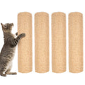 4PCS 10 Inch Scratching Post with Natural Sisal Rope - Cat Scratch Pole, Tree, and Posts for Indoor Cats - Replacement Part Accessories for DIY Tower and Hammock