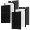 2 Sets Air320 Air220 Replacement Filter Compatible with Bissell Air 220 Air 320 2768A 2609A Air Purifier, Including HEPA + Pre-Filters + Activated Carbon Filters, Compare Part # 2677, 2678, 2804