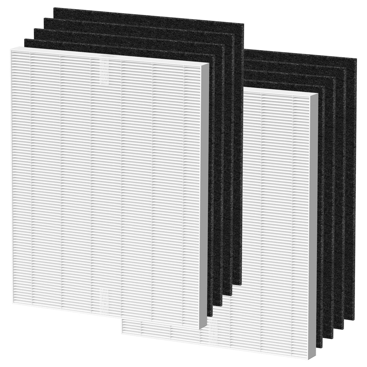 D360 Replacement Filter D3 Compatible with Winix D360 Air Puri-Fier, 2 H13 True HEPA Filters + 8 Activated Carbon Pre-Filters, Part Number 1712-0101-02