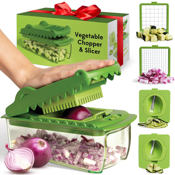 Fullstar X OTOTO Croc Chop - Vegetable Chopper & Spiralizer