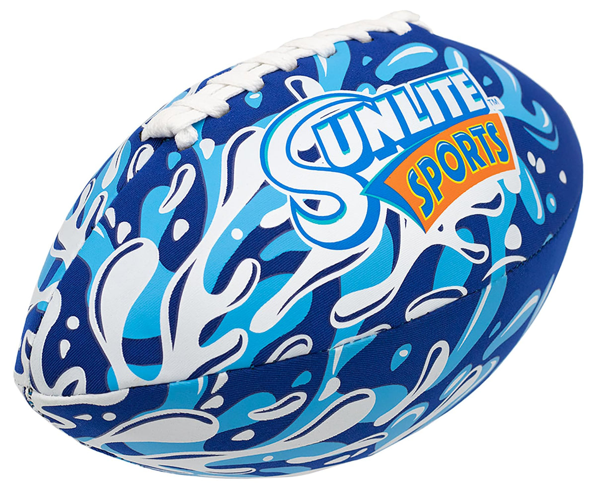 Sunlite Sports Waterproof Football for Lawn Backyard Pool Beach Lake Park Water Toy, Outdoor Play, for Kids Children Teens Adults, Family Fun