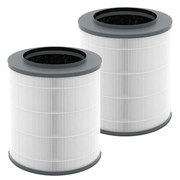 2 Pcs 12030 Replace Filter for Clorox 11030/11031 Medium Room Air Purifier | 3-in-1 HEPA & Activated Carbon & Pre-filter