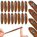 16Pcs Poop Fake Poop Finger Slingshot, White Elephant Gifts for Adults Stocking Stuffers Flying Shooting Toys for Kids Fake Poop Novelty Slingshots for Adults