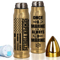 Marine Corps Gifts for Men - Veteran Gifts - Once A Marine Always A Marine Tumbler - Military Veteran Tumbler with Lid - Cool Gifts for Men, Dad - Veterans Day Fathers Day Patriotic Gift