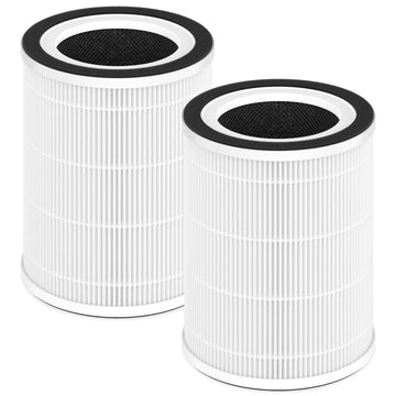 2 Pack Replacement Filter Compatible with BlissAer Kery-Plus Air Purifier, 3-in-1 Filtration System with Activated Carbon Filter