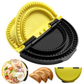 3-in-1 Tortilla Sealer Crimper - Wrap Folder for 10/8/6 Inch Sealed Taco Sandwich Calzone Burritos Quesadilla Press - Adjustable Flour Tortilla Maker Food Set Tool to Make Sealed Wraps