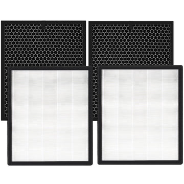 LV-PUR131 Replacement Filters for LEVOIT LV-PUR131 and LV-PUR131s Air Purifier, LV-PUR131-RF, 2 Pack HEPA and Activated Carbon Filters
