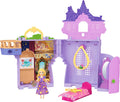 Mattel Disney Princess Toys, Rapunzel Storytime Stackers Doll House Tower with Rapunzel Small Doll, 1 Pascal Figure & 7 Accessories, Inspired by Movie