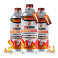 Premium Bioethanol Fireplace Fuel 3x1 Liter - Cleaner-Burning Bioethanol Fuel for Tabletop Fireplaces & Fire Pits, Indoor Outdoor Decorative Ethanol Fireplace Fuel