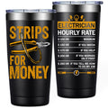 SpenMeta Electrician Gifts for Men - Fathers Day Christmas Gift for Electricians, Cowoker, Dad, Husband, Boyfriend - 20oz Strips For Money Tumbler Cup