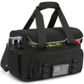 ETRONIK Tactical Lunch Bag for Men, 20L Insulated Lunch Box with Hot/Cold Compartments, Men's Lunch Box Fits 4 Meals + Snacks, Adult Lunch 8H Cooler Bags for Work, Hiking, Beach, Gym, Black