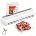 75Kpa Vacuum Sealer Machine for Food, 5-in-1 Food Saver with Built-In Cutter & 20 BPA-Free Bags – Dry & Moist Modes, Compact Easy-to-Use Vacuum Sealer for Meal Prep (VS2093)