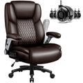 Vendorz Big and Tall Office Chair 600lbs, Ergonomic Executive Desk Chair with Adjustable Lumbar Support & Flip-up Armrests, High Back Heavy
