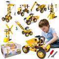 STEM Building Toys, 10 in 1 Construction Set for Preschool Kids, Educational Creative Games Holiday Idea Gift for 5+ Years Old, Stem Activities for Kids Ages 4-8 5-7 6-8 Boy Birthday Gifts