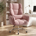 Daluvenix Big and Tall Office Chair, Flip Armrests with Side Pockets, Comfy Criss Cross Office Chair with Extra-wide Plush Seat, 150° Reclining