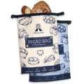 GRIN BY GRIN Bread Bags 2 Pack Reusable Zipper Bags Extra Large | Homemade Bread, Sourdough, Freezer Storage