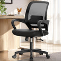 Neo Chair Office Desk Ergonomic Computer Mesh Chair with Lumbar Mid Back Support Adjustable Height Swivel Rolling Wheels Comfy Task Vanity