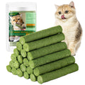120g/4.23oz Cat Grass Teething Stick Hairballs,Chew Sticks for Cats,Catnip Toys Sticks Indoor Kitten Chew Stick (Green)