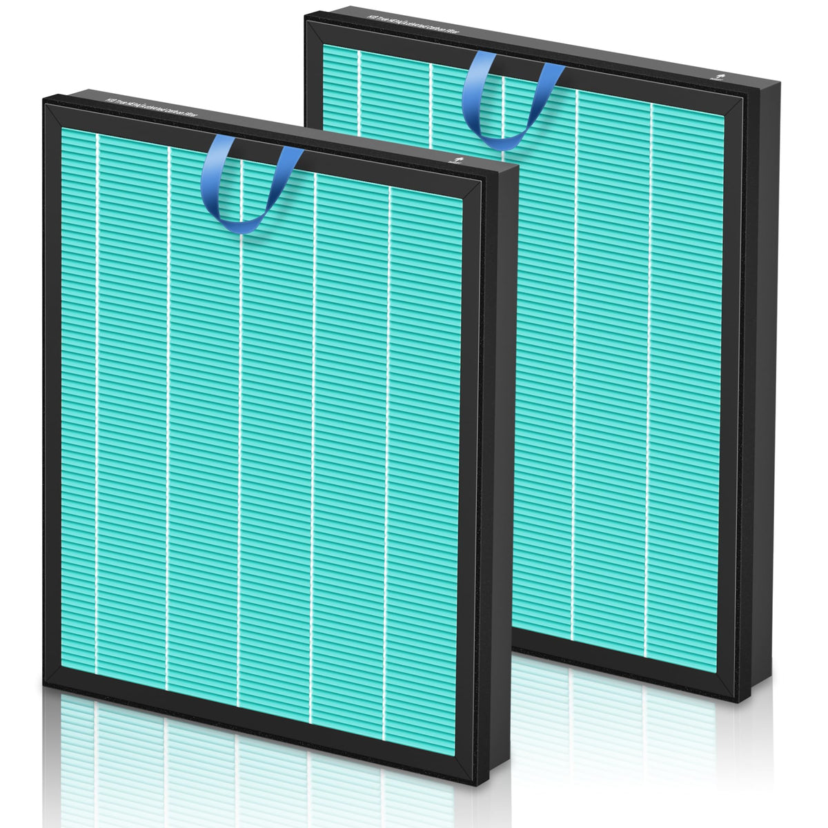 Vital 200S Smoke Remover Replacement Filter for LEVOIT Vital 200S and Vital 200S-P Air Purifier, High-Efficiency Activated Carbon Filter, Vital 200S-RF-SR, 2 Pack, Blue