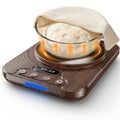 Sourdough Starter Warmer Mat with 1°F Precision (65–110°F), 24H Timer & Memory, Heating Pad for Bread Proofing & Fermentation, Fits 24–40oz Jars for Home Bakin?Wood Grain?
