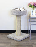 New Cat Condos Cat Scratching Post with Sleeping Perch