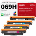 069H 069 Toner Cartridge Set 4-Pack MF753Cdw Black Cyan Magenta Yellow Replacement for Canon 069 069H Toner Compatible with Canon Color imageCLASS MF753Cdw MF751Cdw LBP674Cdw Printer Ink All-in-One