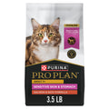 Purina Pro Plan Sensitive Skin and Stomach Senior Cat Food Salmon and Rice Formula - 3.5 lb.