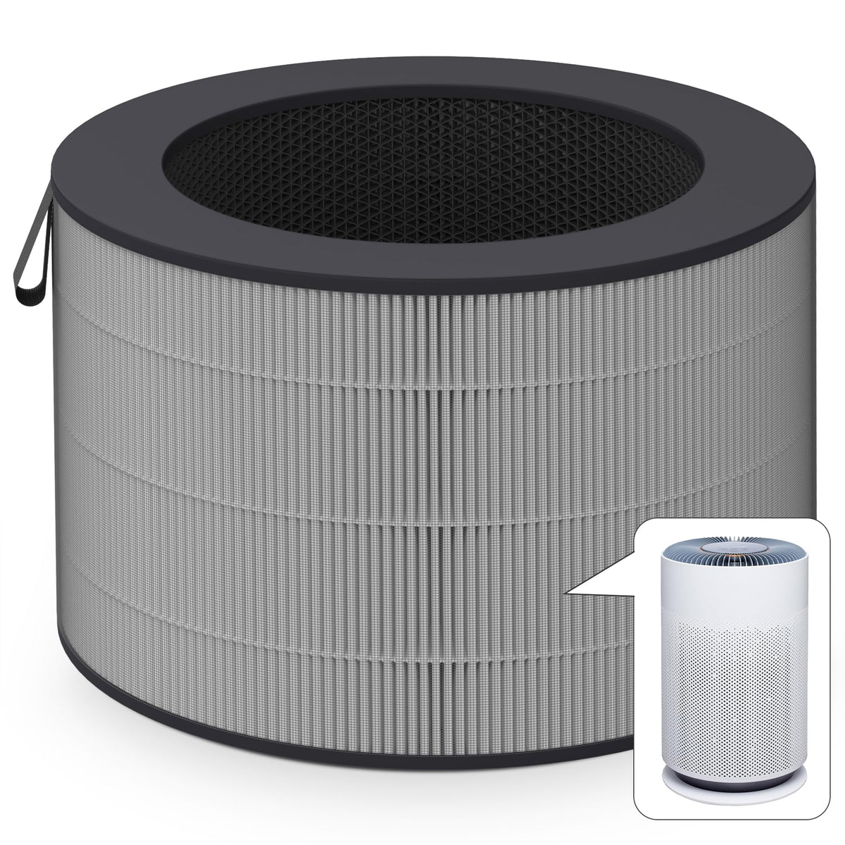 PuriCare 360 Filter Replacement Compatible with LG PuriCare 360 Purifiers AS601HBB0, 1 Pack