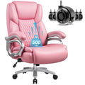 Big and Tall Office Chair 500lbs, Heavy Duty Executive Office Leather Chair for Heavy People, High Back Ergonomic Office Chair with Lumbar