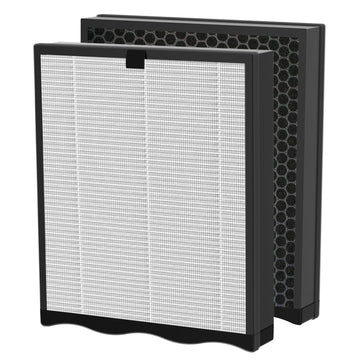2-Pack Replacement Filters for AirHub A282 Air Purifier, Full Set for Dual-Side System (Includes 2 Filters), Each Filter with HEPA + Activated Carbon