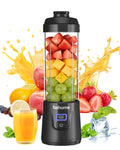 Behome Portable Blender Smoothies and Shakes, Personal Juicer 14 OZ BPA Free Portable Cups, USB-C Rechargeable, Dishwasher Safe Parts - Mini Small Blenders Cup Fits Home, Office, Gym, Travel