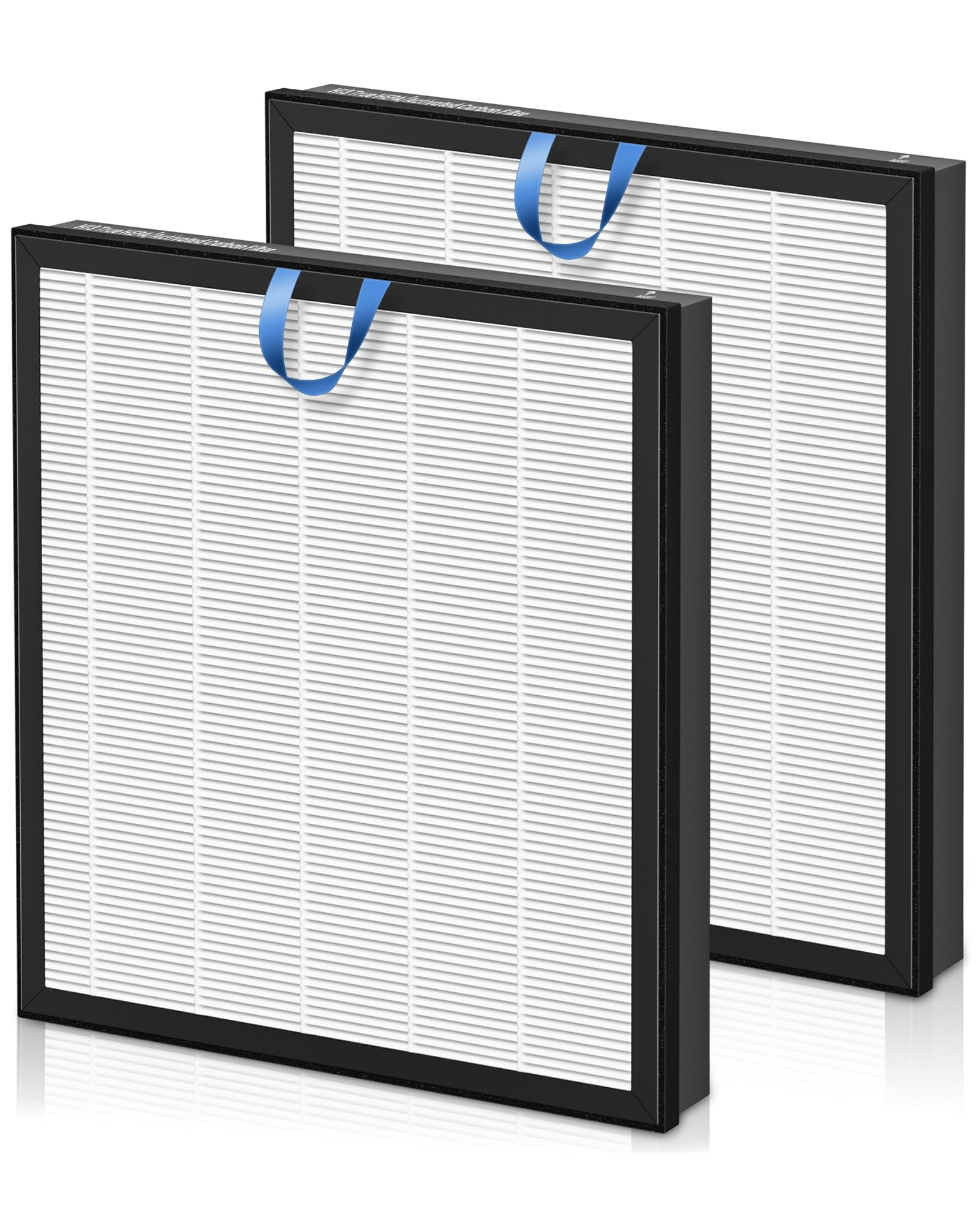 Vital 100S Replacement Filter for LEVOIT Vital 100S and Vital 100S-P Air Purifier, 3-in-1 High-Efficiency Activated Carbon Filter, Vital 100S-RF, 2 packs in white, For Home Office Livingroom Bedroom